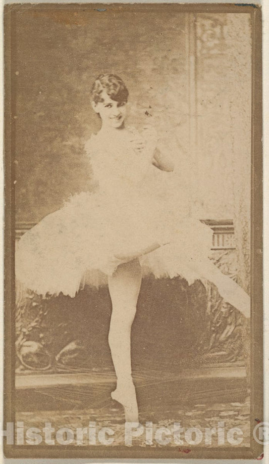Photo Print : Ballerina, from The Actresses Series (N668) 2 : Vintage Wall Art