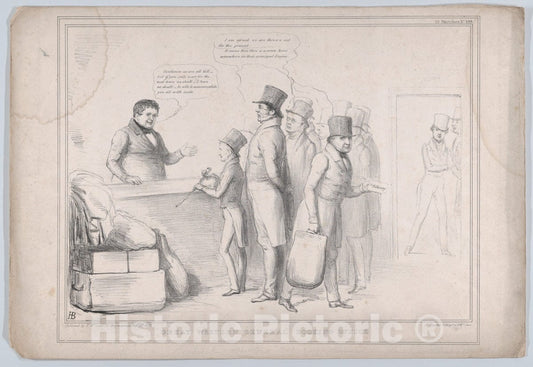 Art Print : John Doyle - Great Western General Booking Office : Vintage Wall Art