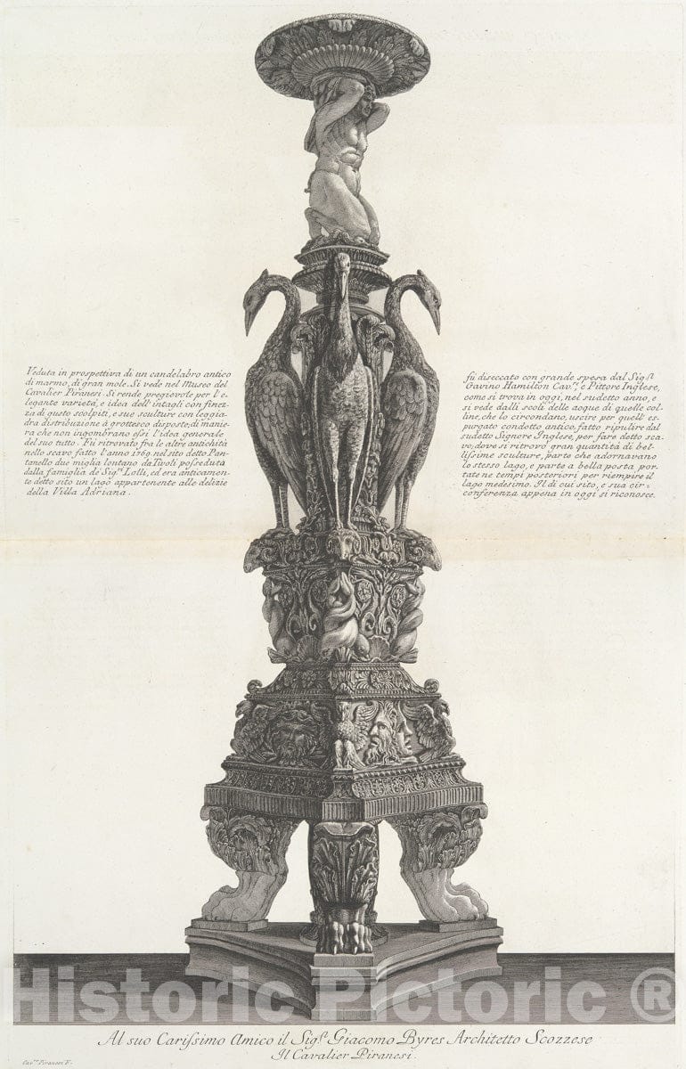 Art Print : Album Vasi - Artist: Giovanni Battista Piranesi - Created: 1778–80 1 : Vintage Wall Art