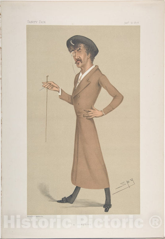 Art Print : Sir Leslie Ward Spy - A Symphony (from Vanity Fair) : Vintage Wall Art