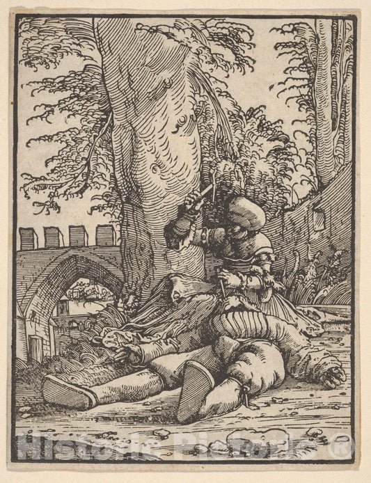 Art Print : Albrecht Altdorfer - Jael and Sisera : Vintage Wall Art