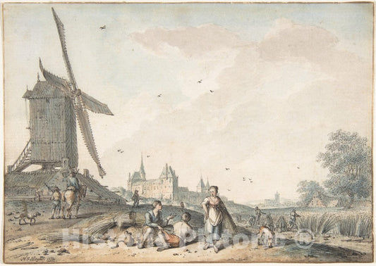 Art Print : Hendrik Meijer - August : Vintage Wall Art