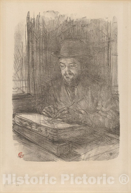 Art Print : Henri de Toulouse-Lautrec - The Master Printmaker: Adolphe Albert : Vintage Wall Art