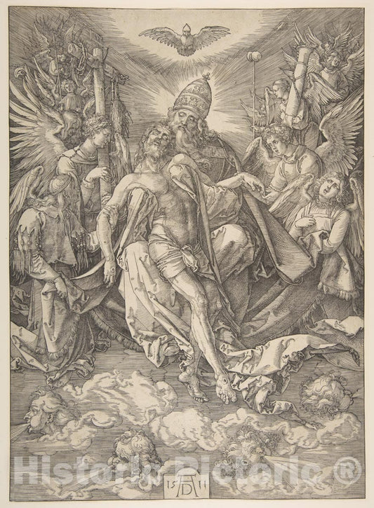 Art Print : Albrecht Dürer - The Holy Trinity 2 : Vintage Wall Art