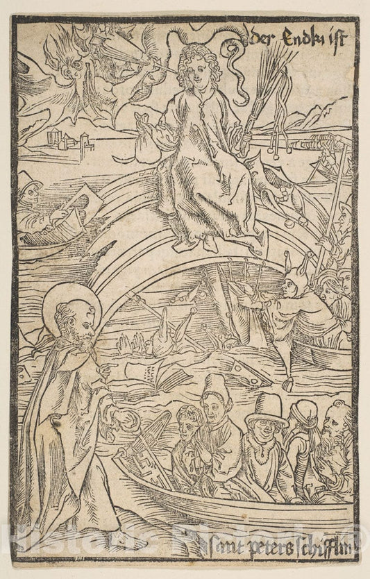 Art Print : Albrecht Dürer - Ilustration from Sebastian Brandt, Das Narrenschriff : Vintage Wall Art
