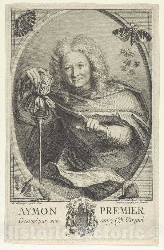 Art Print : Anne Claude Philippe de Tubières, comte de Caylus - Aymon Premier : Vintage Wall Art
