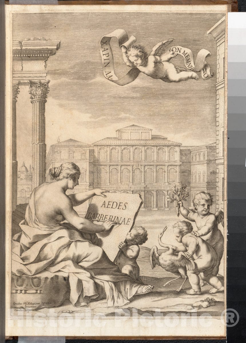 Art Print : Girolamo Teti - Aedes Barberinae : Vintage Wall Art