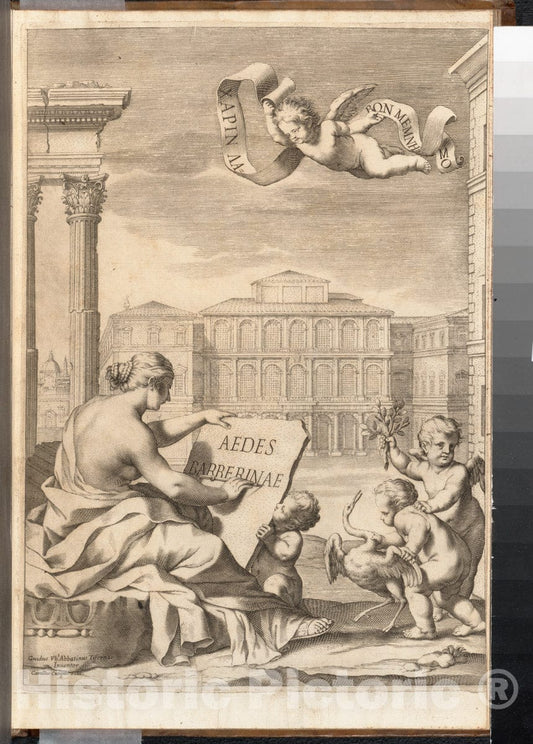Art Print : Girolamo Teti - Aedes Barberinae : Vintage Wall Art