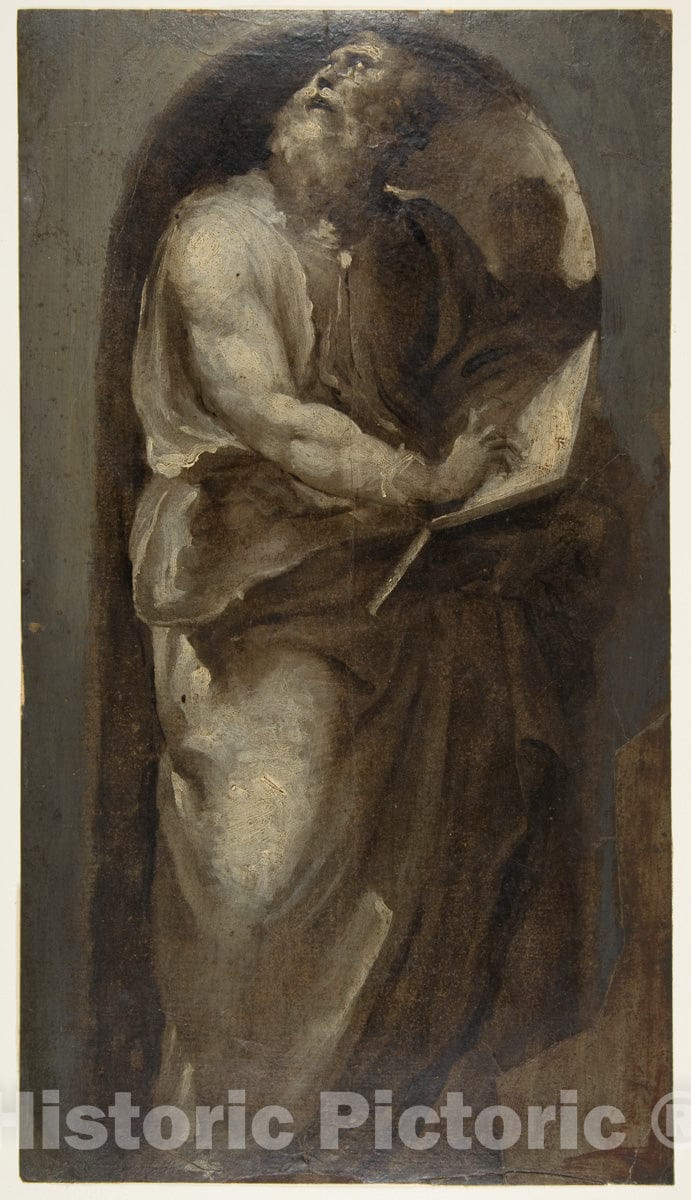 Art Print : Domenico Beccafumi - Saint Matthew : Vintage Wall Art