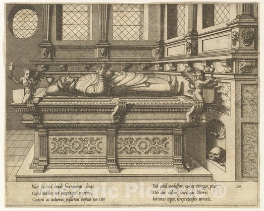 Art Print : Hans Vredeman de Vries - Cœnotaphiorum (20) : Vintage Wall Art