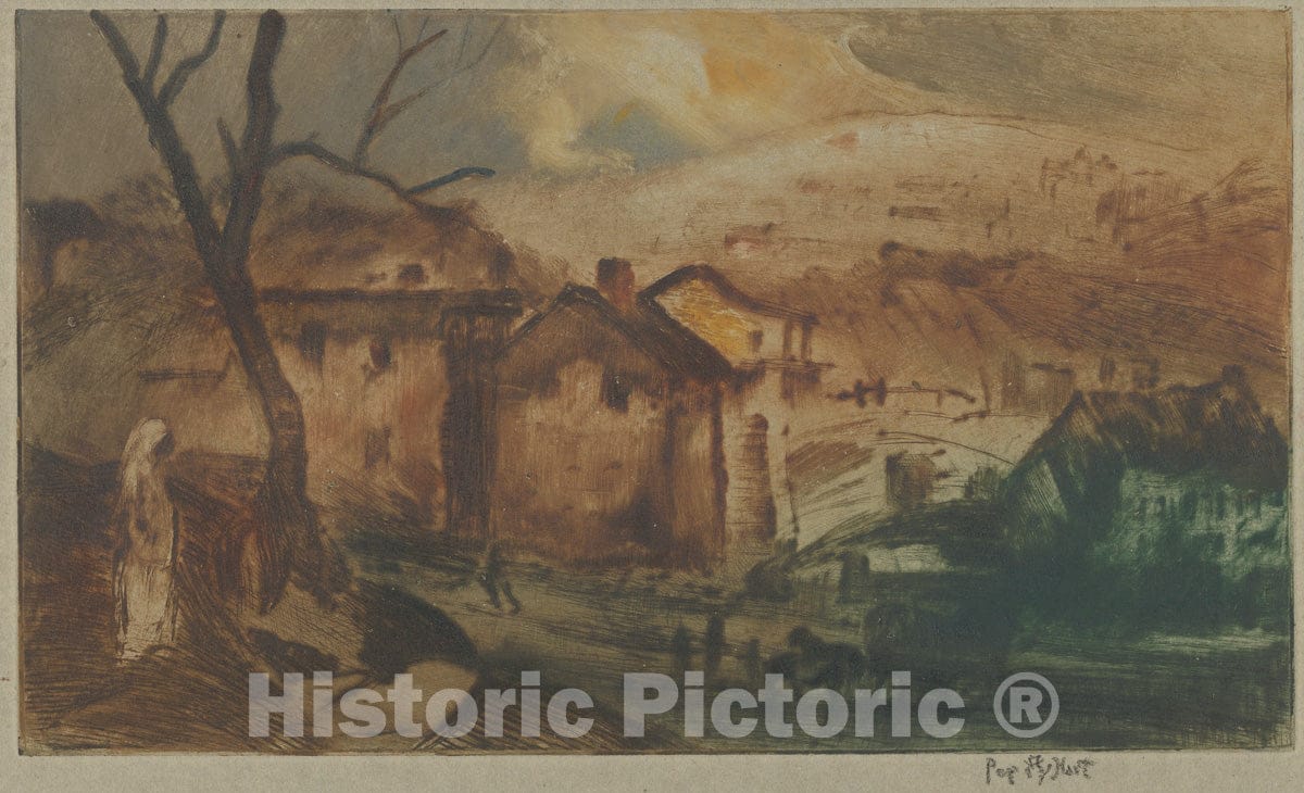 Art Print : George Overbury Pop Hart - Jersey Hills : Vintage Wall Art