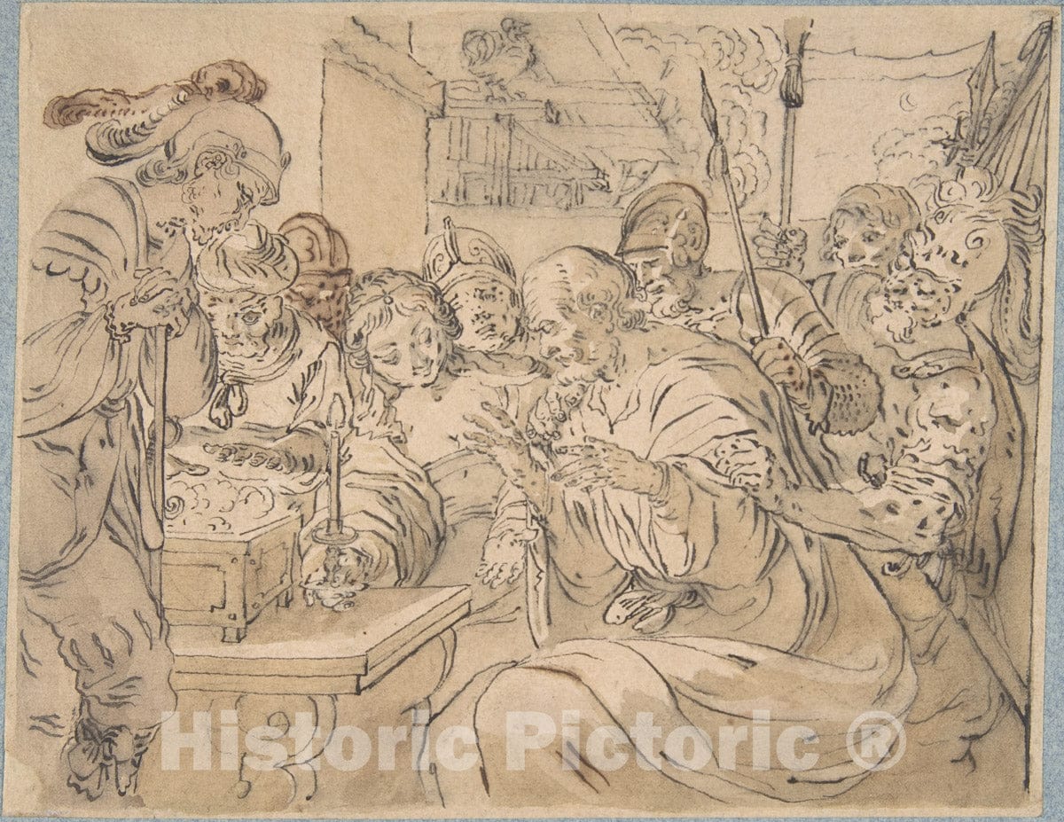 Art Print : Rudolf Meyer - The Denial of St. Peter : Vintage Wall Art