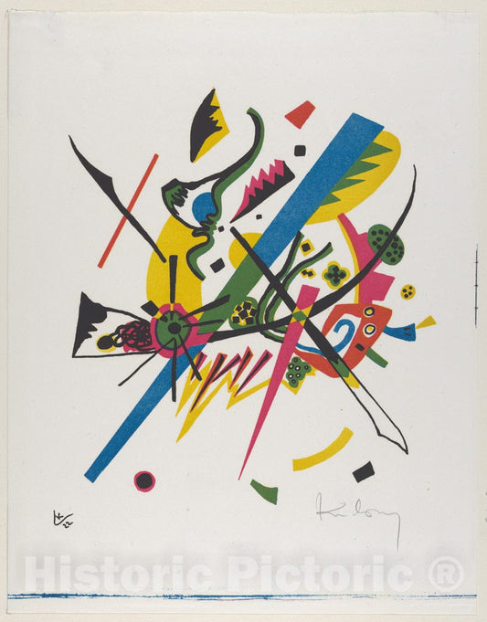 Art Print : Vasily Kandinsky - Kleine Welten I (Small Worlds I) : Vintage Wall Art