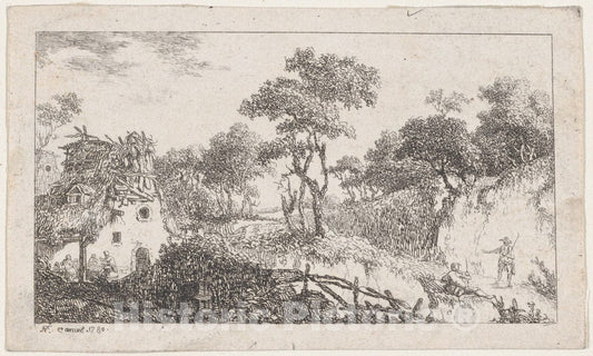 Art Print : Pierre Nicholas Camus - Landscape 1 : Vintage Wall Art