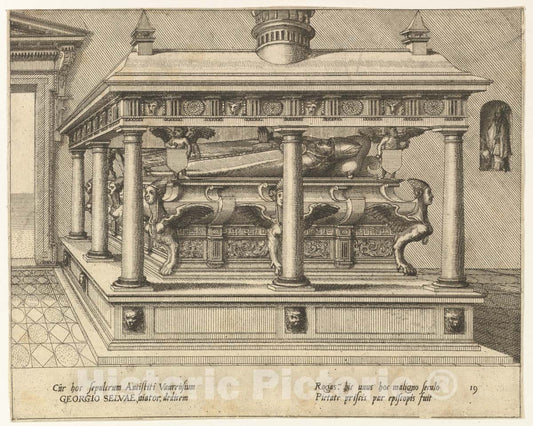 Art Print : Hans Vredeman de Vries - Cœnotaphiorum (19) : Vintage Wall Art