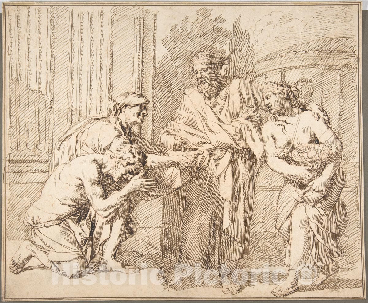 Art Print : Gerard de Lairesse - Allegory of Fecundity (?) : Vintage Wall Art