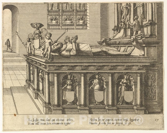 Art Print : Hans Vredeman de Vries - Cœnotaphiorum (17) : Vintage Wall Art