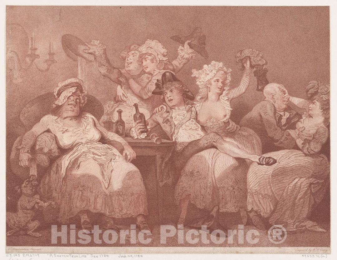 Art Print : William Paulet Carey - A Sketch from Nature 1 : Vintage Wall Art