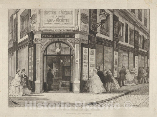 Art Print : Adolphe-Martial Potément, Called Martial - Headquarters of The Société des Aquafortistes : Vintage Wall Art