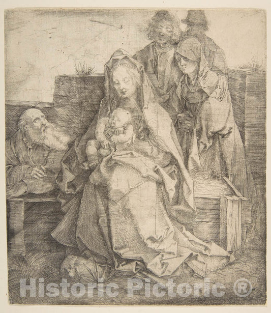 Art Print : Albrecht Dürer - The Holy Family 2 : Vintage Wall Art