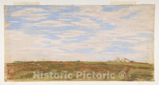 Art Print : Claude Monet - Landscape : Vintage Wall Art