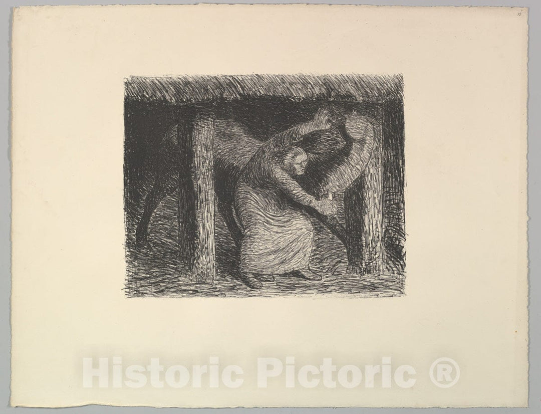 Art Print : Ernst Barlach - The Murderess (Die Mörderin) : Vintage Wall Art