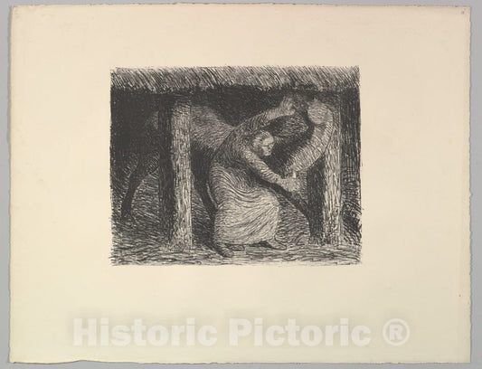 Art Print : Ernst Barlach - The Murderess (Die Mörderin) : Vintage Wall Art