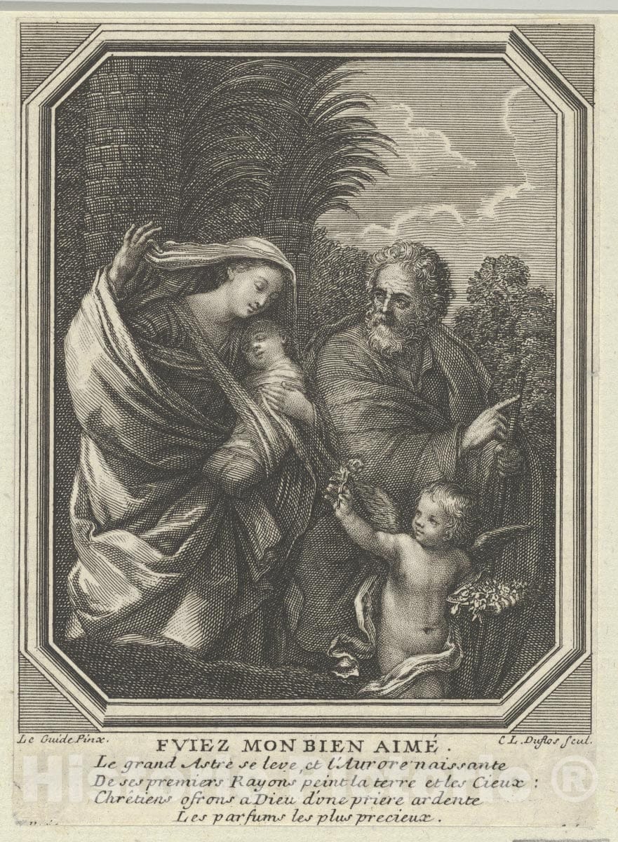 Art Print : The Flight into Egypt
