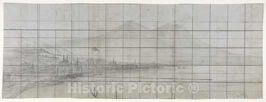 Art Print : Eugène Cicéri - Design for a Stage Set at The Opéra, Paris 2 : Vintage Wall Art
