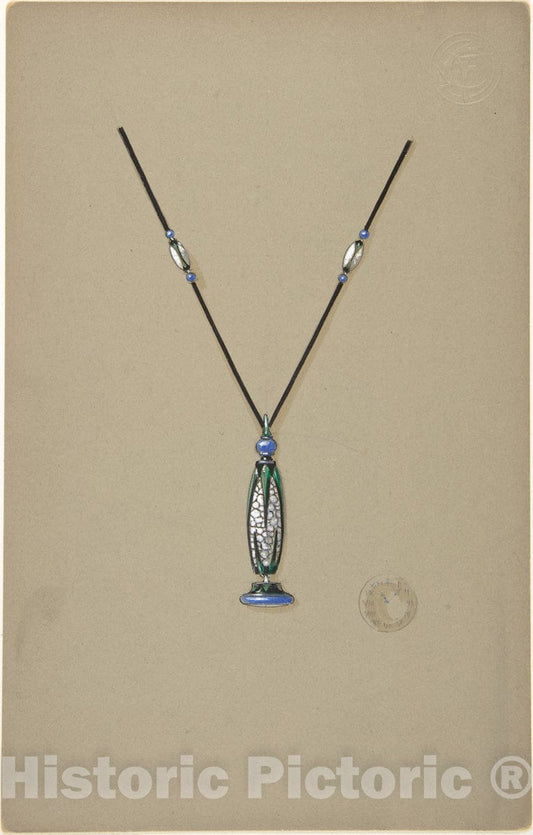 Art Print : Firm of Fernand Chardon - Jewelry Design 2 : Vintage Wall Art