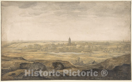 Art Print : Aelbert Cuyp - Landscape 1 : Vintage Wall Art