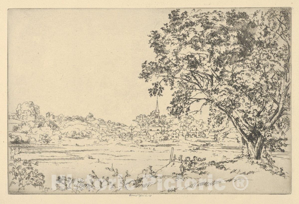 Art Print : Ernest Haskell - Phippsburg : Vintage Wall Art