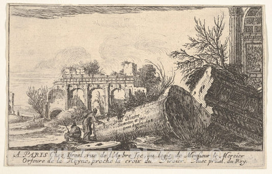 Art Print : Frontispiece - Artist: Israel Silvestre - Created: 1645 : Vintage Wall Art