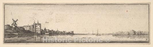 Art Print : Wenceslaus Hollar - Bonn : Vintage Wall Art