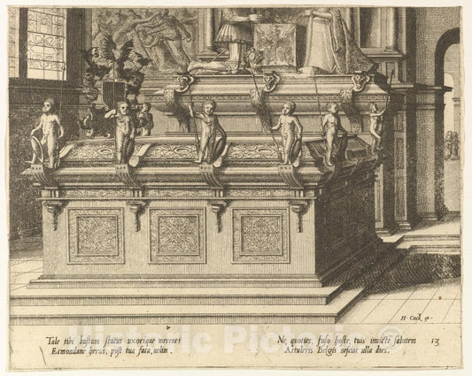 Art Print : Hans Vredeman de Vries - Cœnotaphiorum (13) : Vintage Wall Art