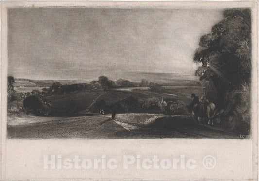 Art Print : David Lucas - Autumnal Sunset - 422401 : Vintage Wall Art