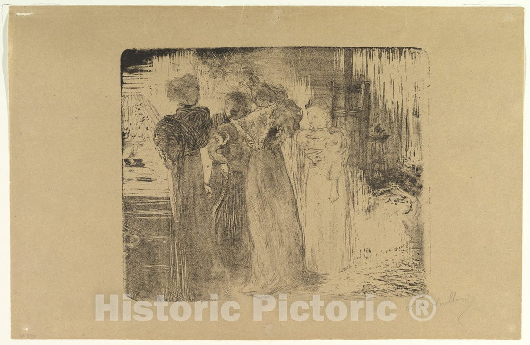 Art Print : Édouard Vuillard - L'Atelier : Vintage Wall Art