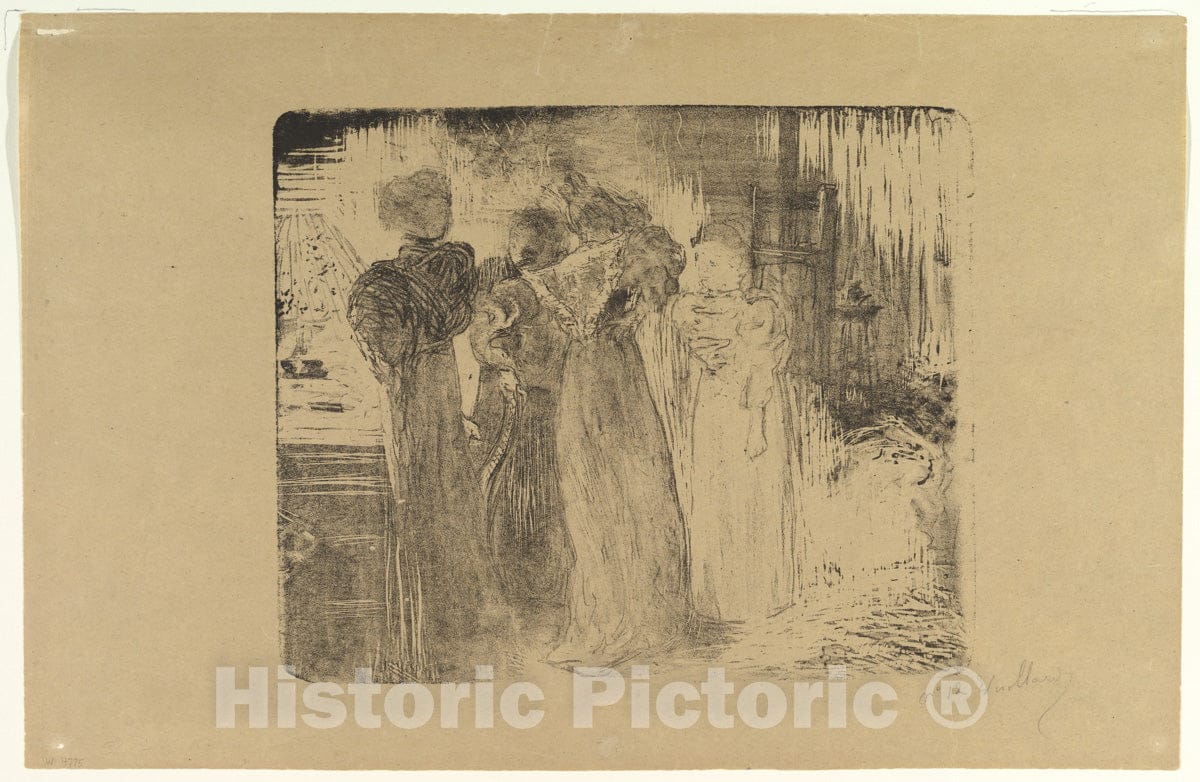 Art Print : Édouard Vuillard - L'Atelier : Vintage Wall Art