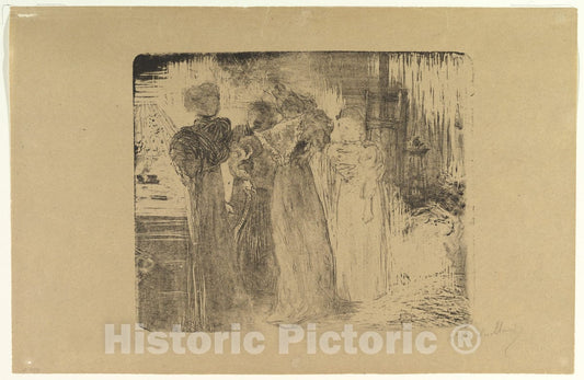 Art Print : Édouard Vuillard - L'Atelier : Vintage Wall Art