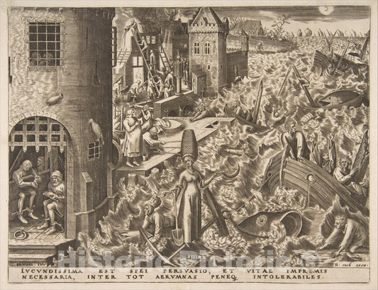 Art Print : Pieter Bruegel The Elder - Hope (Spes) from The Series The Virtues : Vintage Wall Art