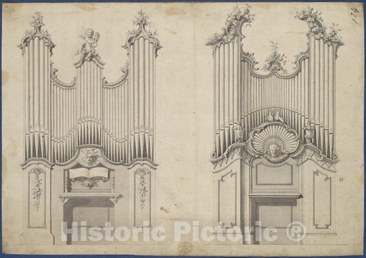 Art Print : Thomas Chippendale - Chippendale Drawings, Vol. II : Vintage Wall Art
