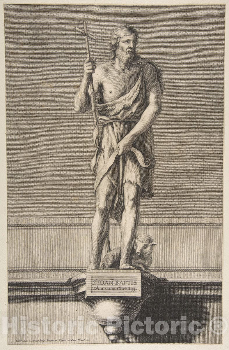 Art Print : Conrad Lauwers - St. John Baptist : Vintage Wall Art