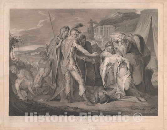 Art Print : Francis Legat - King Lear Weeping Over The Body of Cordelia (Shakespeare, King Lear, Act 5, Scene 3) : Vintage Wall Art
