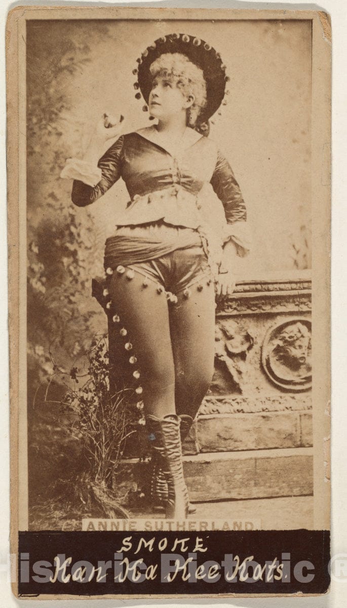 Photo Print : Annie Sutherland, from The Actresses Series (N675), Promoting Kan Ka Kee Kats : Vintage Wall Art