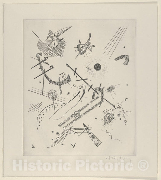 Art Print : Vasily Kandinsky - Kleine Welten (Small Worlds) : Vintage Wall Art