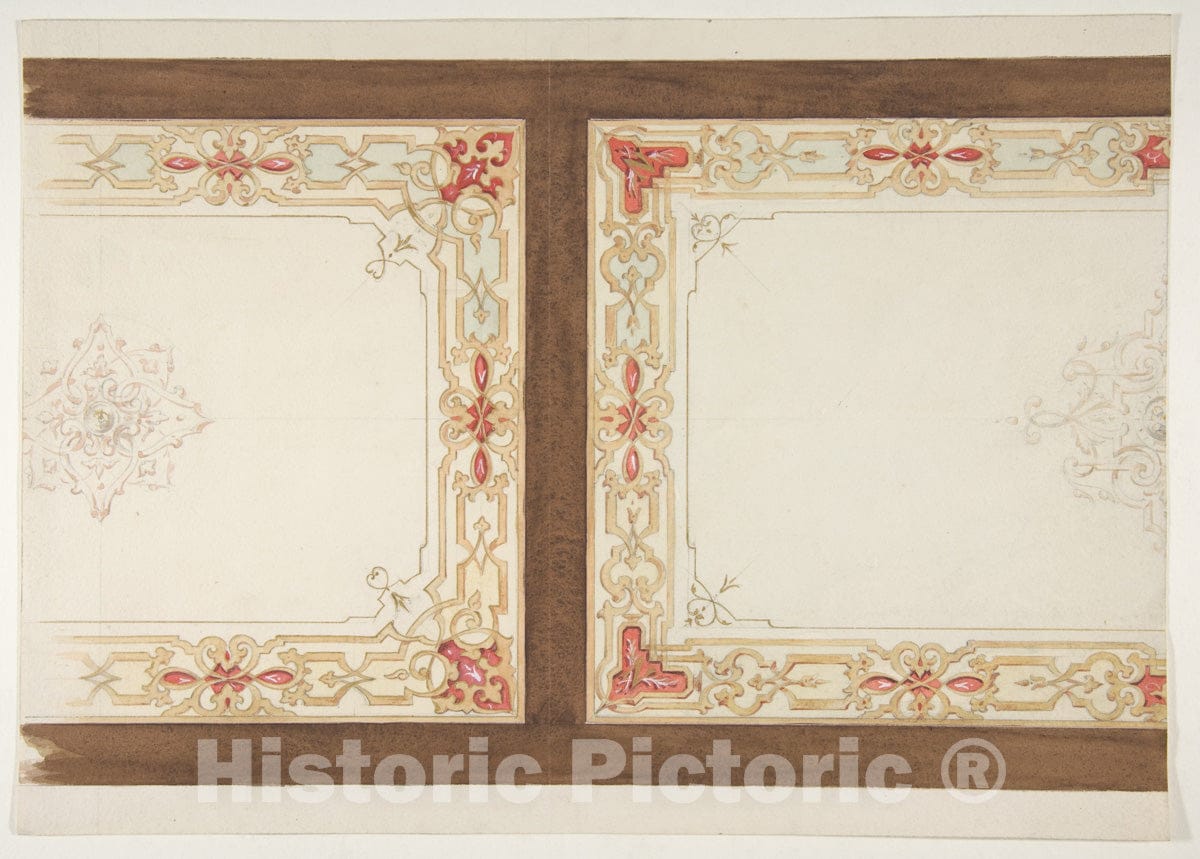Art Print : Jules-Edmond-Charles Lachaise - Designs for Painted Panels : Vintage Wall Art
