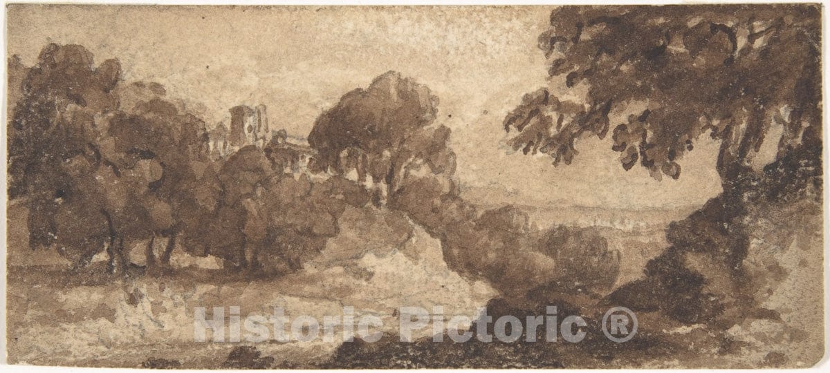 Art Print : Heneage Finch, 4th Earl of Aylesford - Landscape : Vintage Wall Art
