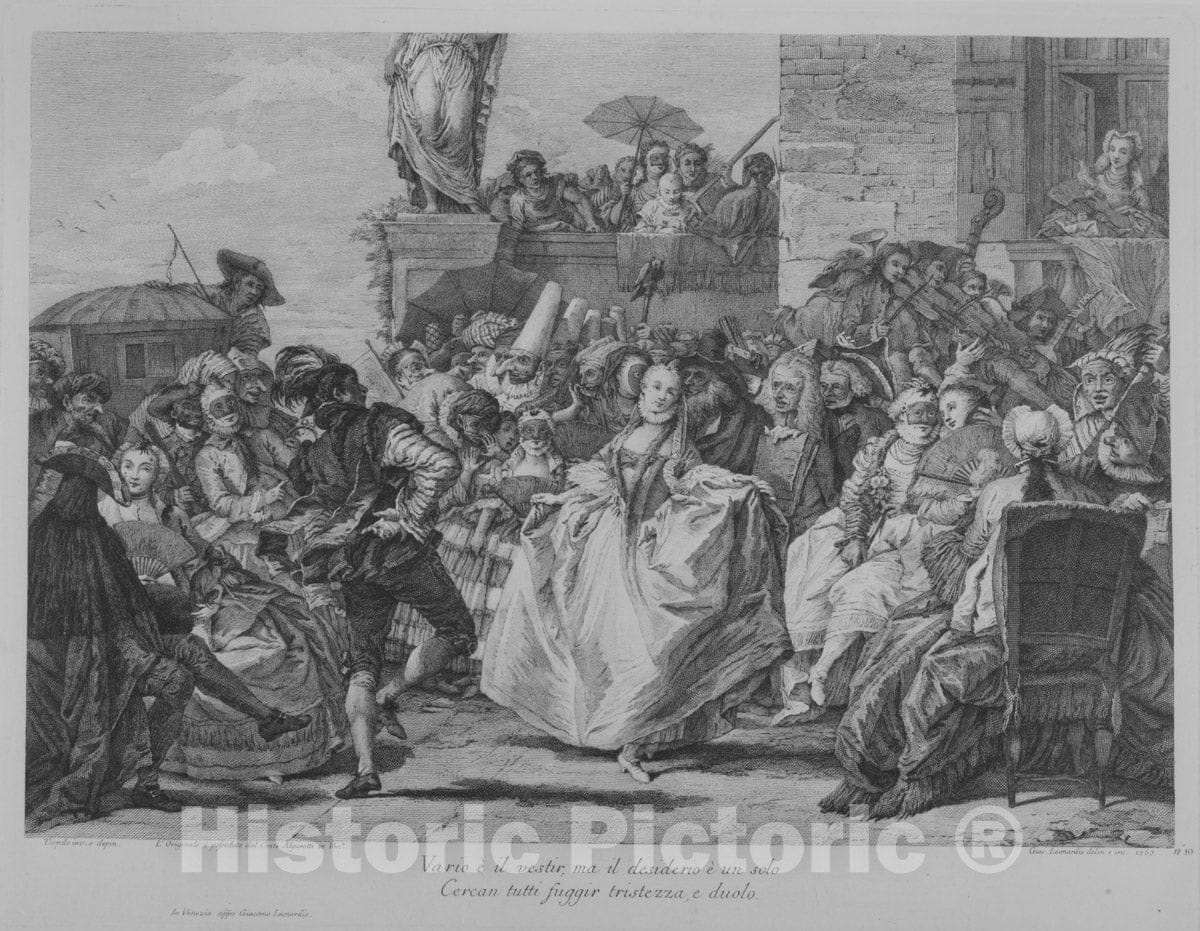 Art Print : Giacomo Leonardis - The Minuet : Vintage Wall Art