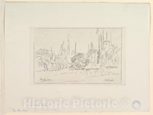 Art Print : Walter Richard Sickert - Barrett's Veterans (They Also Serve) : Vintage Wall Art