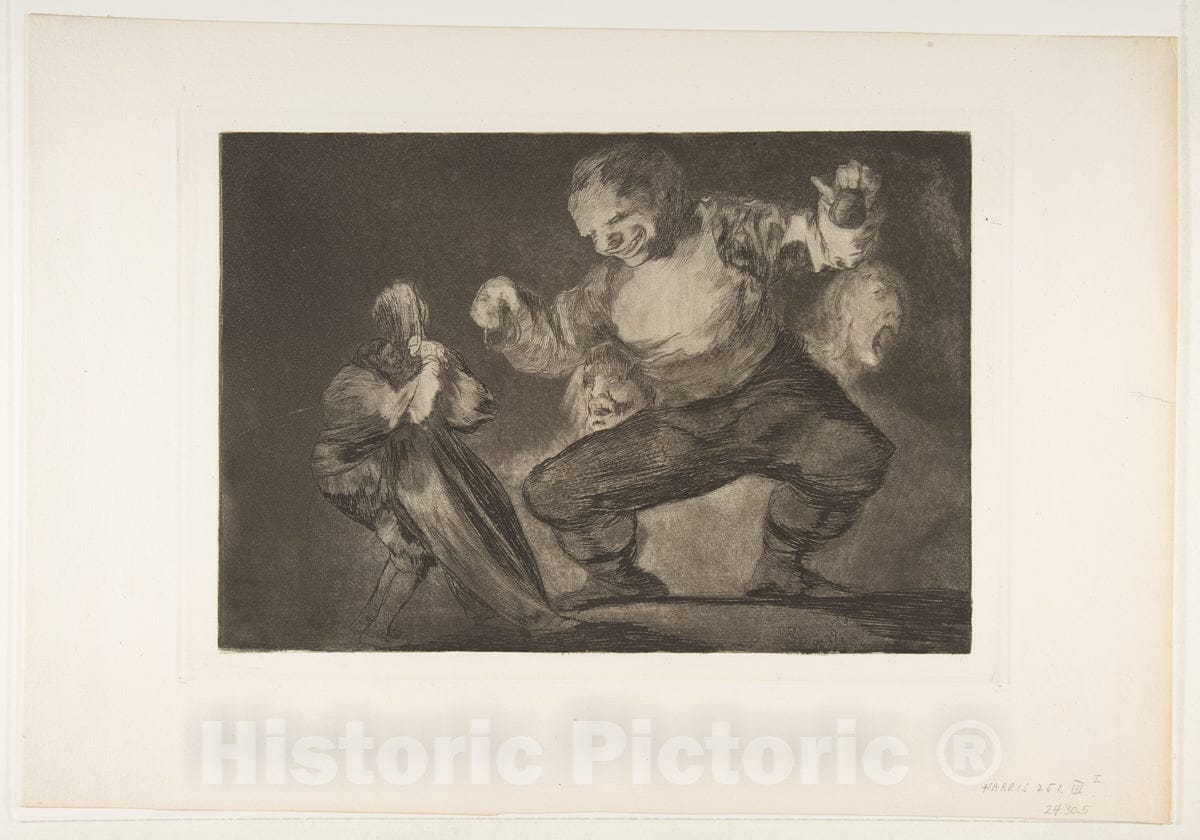 Art Print : Goya - Disparates (Los Proverbios) 2 : Vintage Wall Art